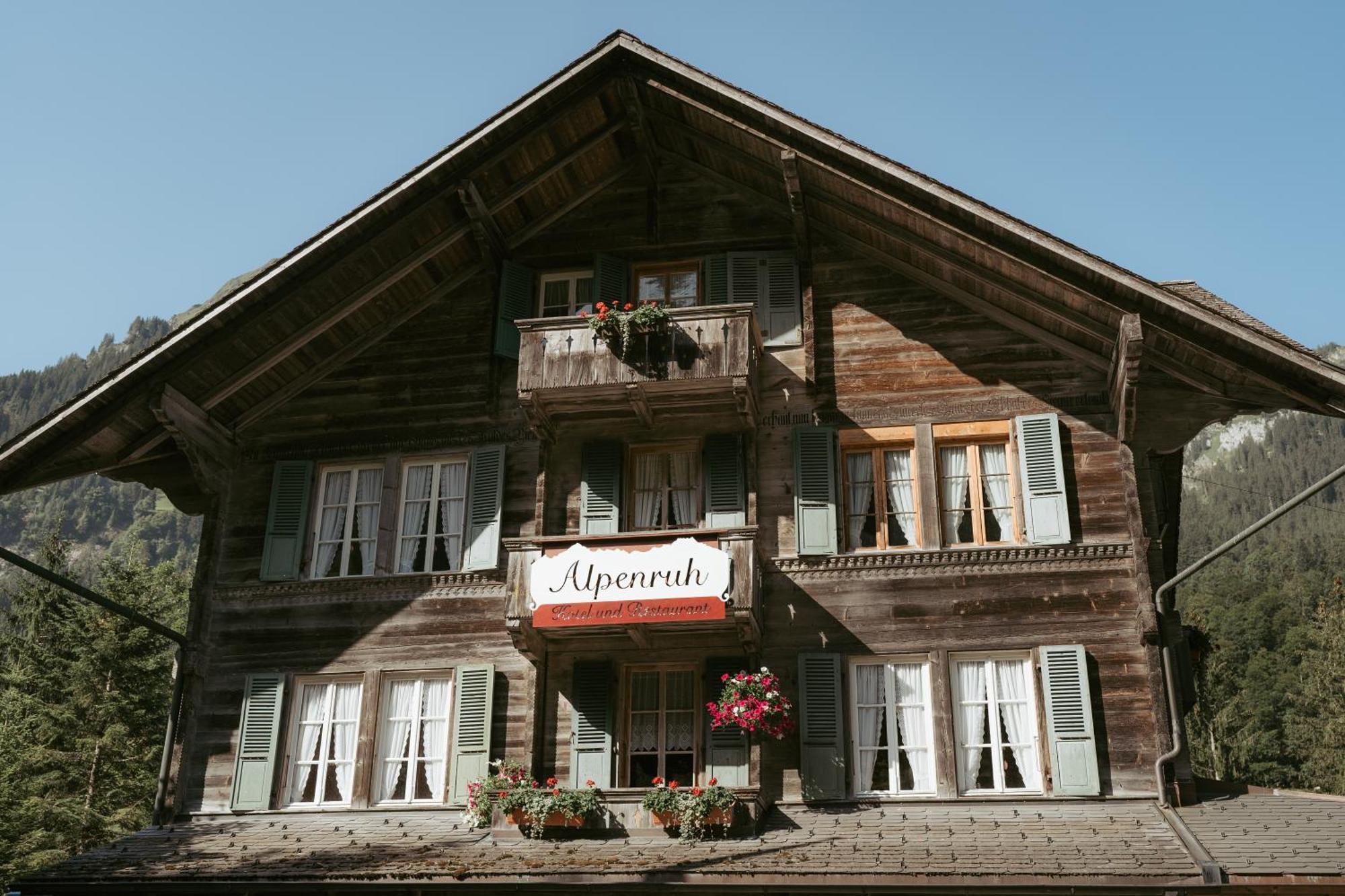Hotel Alpenruh Kiental Exterior foto